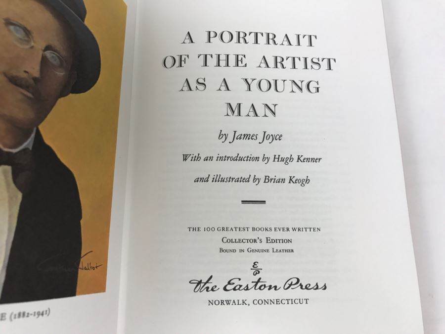 Easton Press Hardcover Book A Portrait Of The Young Artist As A Young Man By James Joyce [Photo 6]