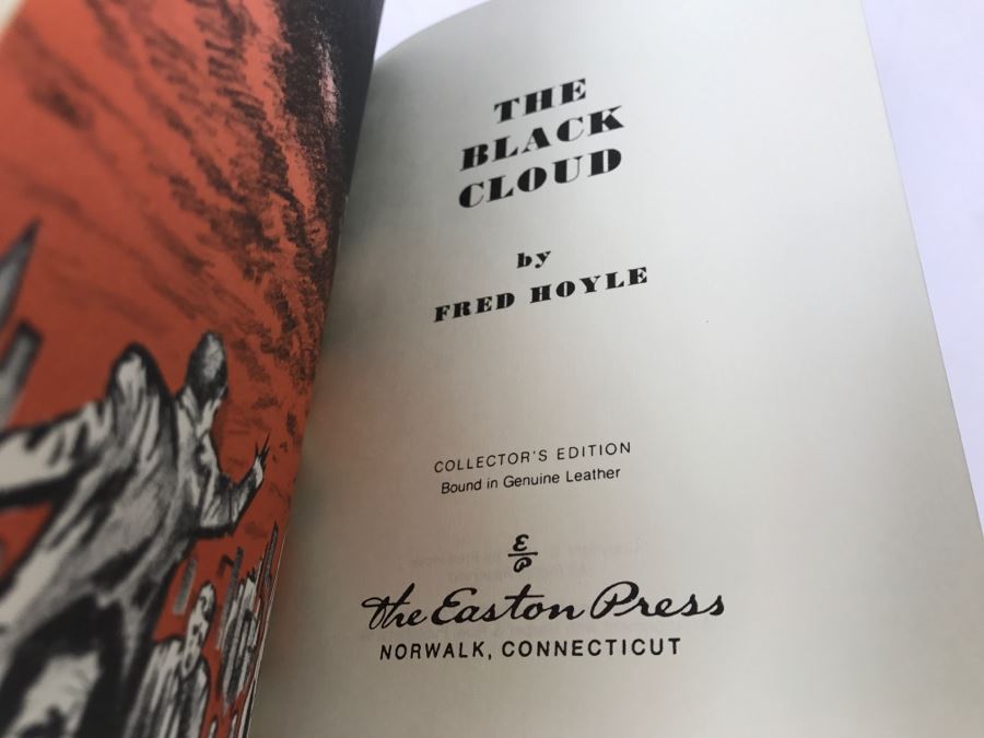 Easton Press Hardcover Book The Black Cloud By Fred Hoyle Masterpiece Of Science Fiction [Photo 6]