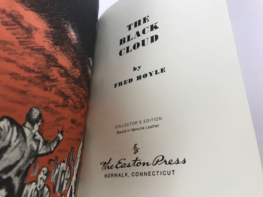 Easton Press Hardcover Book The Black Cloud By Fred Hoyle Masterpiece Of Science Fiction [Photo 2]