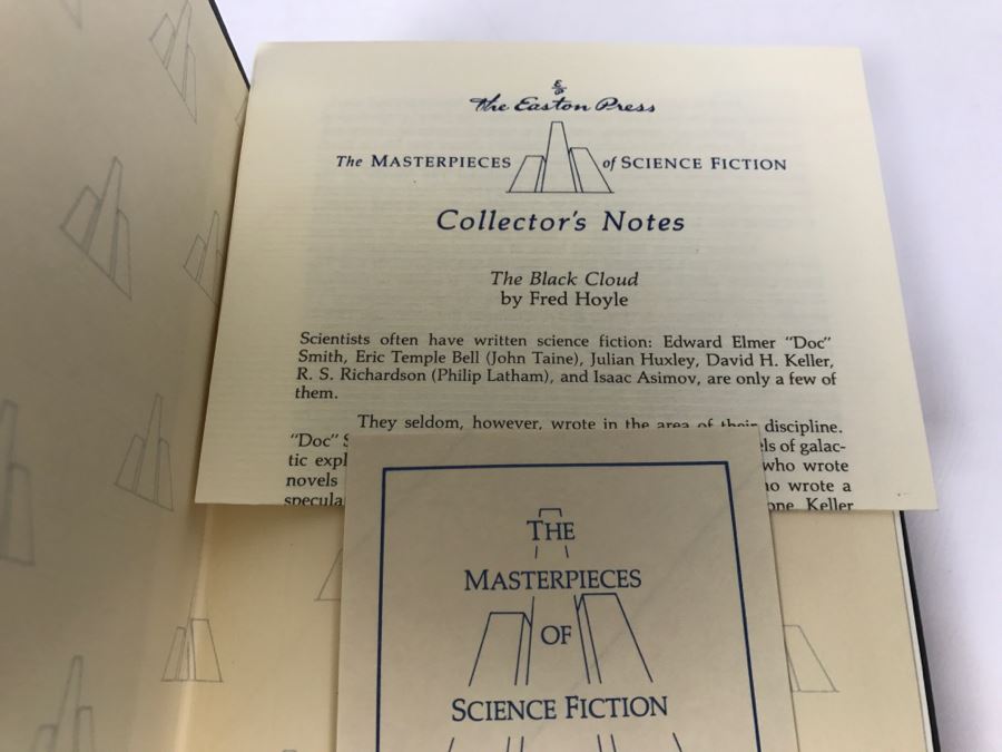 Easton Press Hardcover Book The Black Cloud By Fred Hoyle Masterpiece Of Science Fiction [Photo 5]
