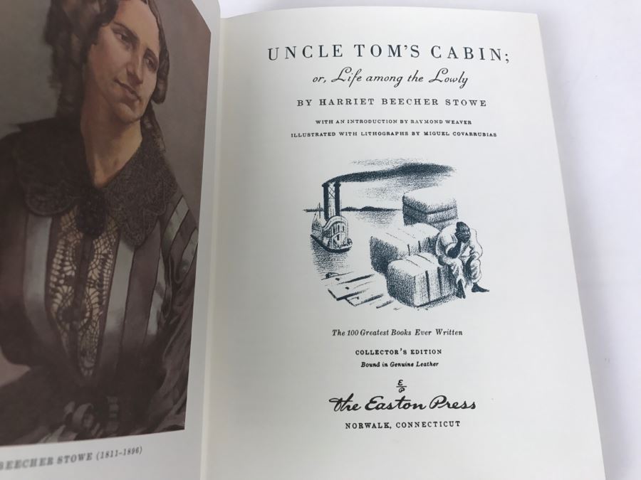 Easton Press Hardcover Book Uncle Tom's Cabin Or, Life Among The Lowly By Harriet Beecher Stowe [Photo 6]