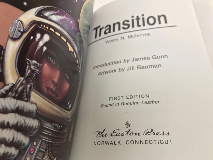 Signed First Edition Easton Press Hardcover Book Transition By Vonda N. McIntyre [Photo 10]