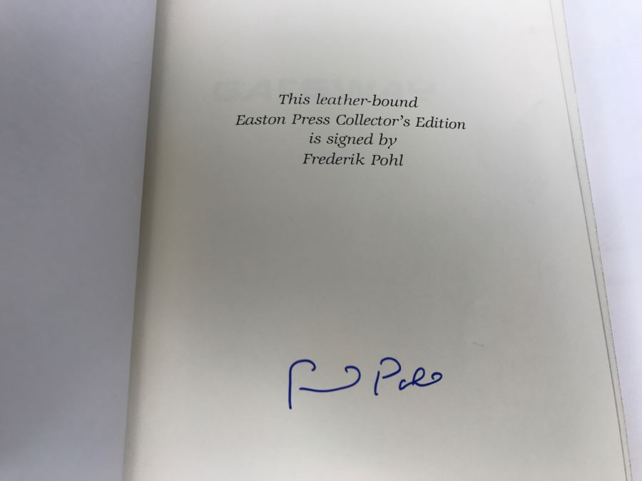 Signed Easton Press Hardcover Book Gateway By Frederik Pohl Masterpiece Of Science Fiction [Photo 7]