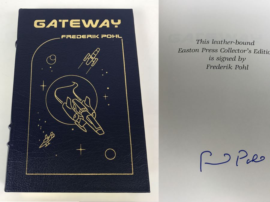 Signed Easton Press Hardcover Book Gateway By Frederik Pohl Masterpiece Of Science Fiction
