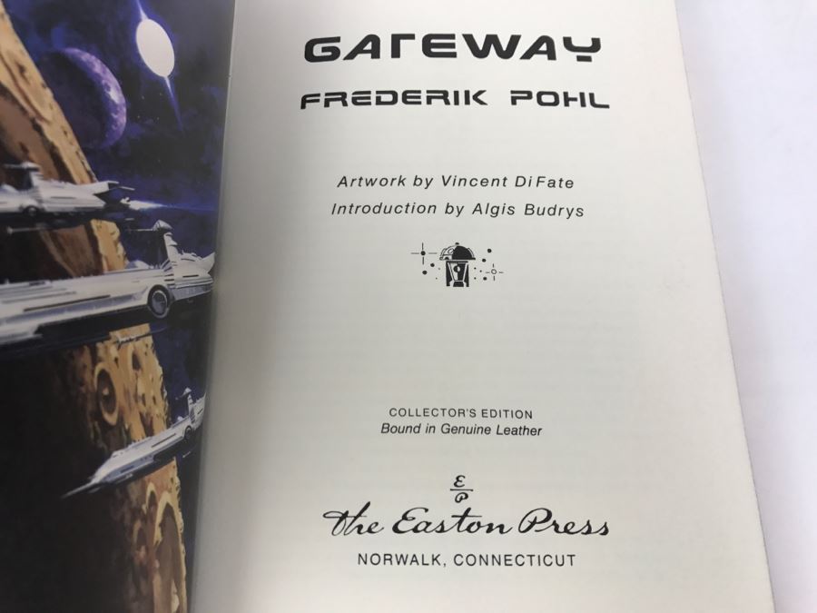 Signed Easton Press Hardcover Book Gateway By Frederik Pohl Masterpiece Of Science Fiction [Photo 10]