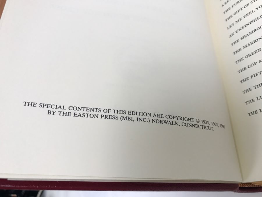 Easton Press Hardcover Book The Voice Of The City And Other Stories By O. Henry [Photo 6]