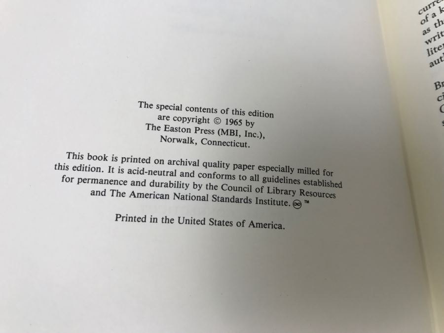 Easton Press Hardcover Book Dracula By Bram Stoker [Photo 7]