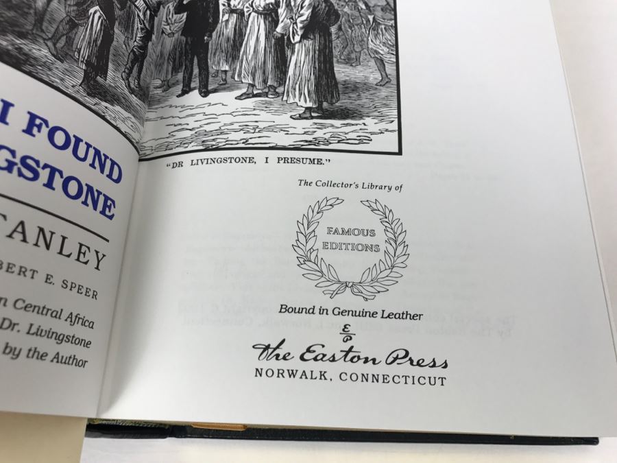 Easton Press Hardcover Book How I Found Livingstone By Henry M. Stanley [Photo 7]