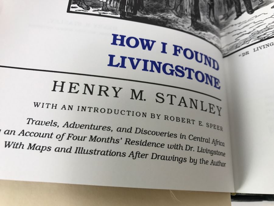 Easton Press Hardcover Book How I Found Livingstone By Henry M. Stanley [Photo 6]