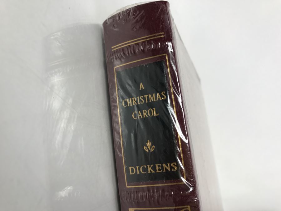 Sealed Easton Press Hardcover Book A Christmas Carol By Charles Dickens [Photo 3]