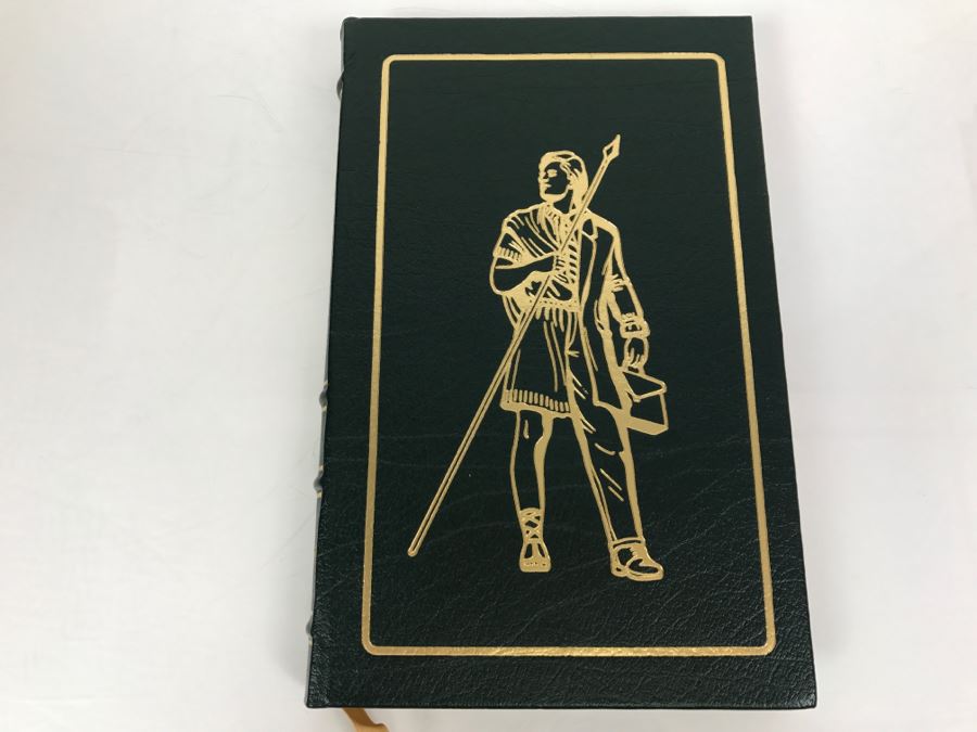 Signed Easton Press Hardcover Book Lest Darkness Fall By L. Sprague De Camp Intro By Isaac Asimov [Photo 11]