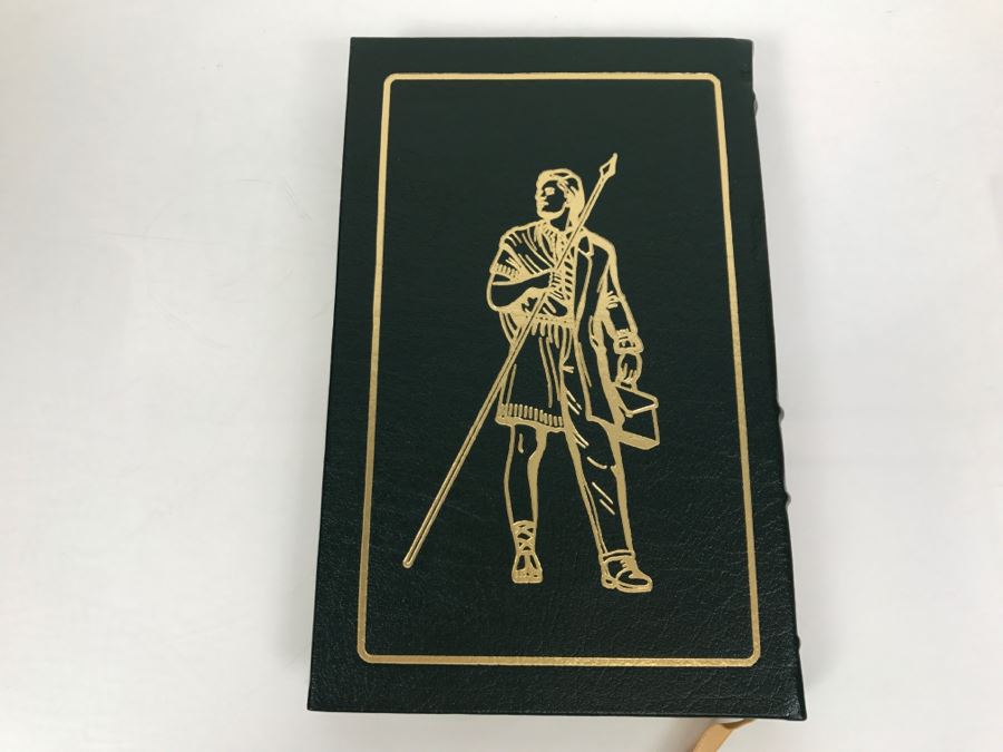 Signed Easton Press Hardcover Book Lest Darkness Fall By L. Sprague De Camp Intro By Isaac Asimov [Photo 3]