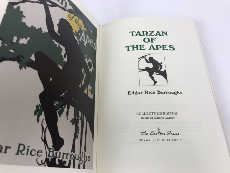 Easton Press Hardcover Book Tarzan Of The Apes By Edgar Rice Burroughs [Photo 2]