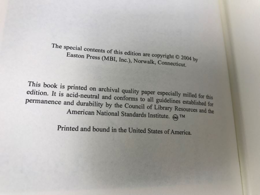 Easton Press Hardcover Book Tarzan Of The Apes By Edgar Rice Burroughs [Photo 7]