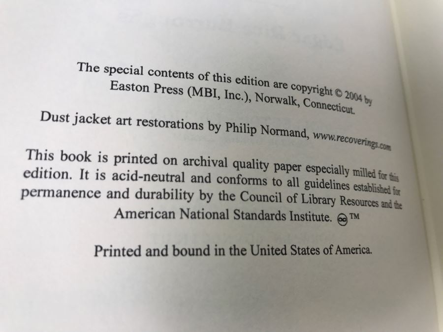 Easton Press Hardcover Book Tarzan And The Jewels Of Opar By Edgar Rice Burroughs [Photo 7]