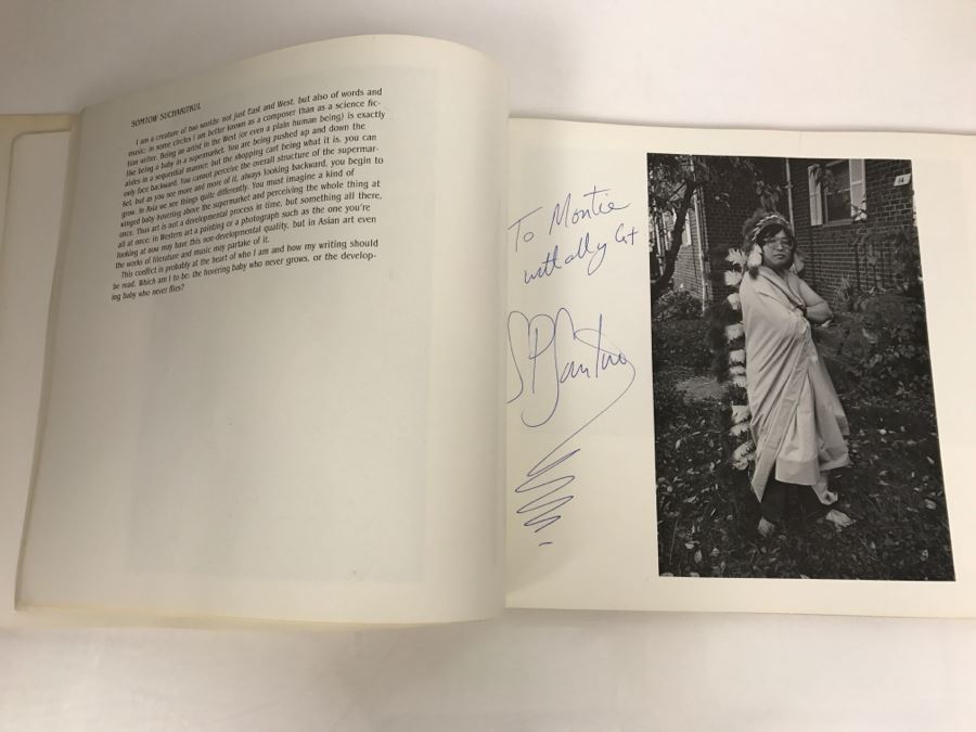 Signed First Bluejay Printing 1984 Book The Faces Of Science Fiction Photographs By Patti Perret (Signed By 34 Science Fiction Writers Including Ray Bradbury, Frederik Pohl, Poul Anderson, L. Sprague De Camp, Andre Norton, A.E. Van Vogt) See Description [Photo 27]