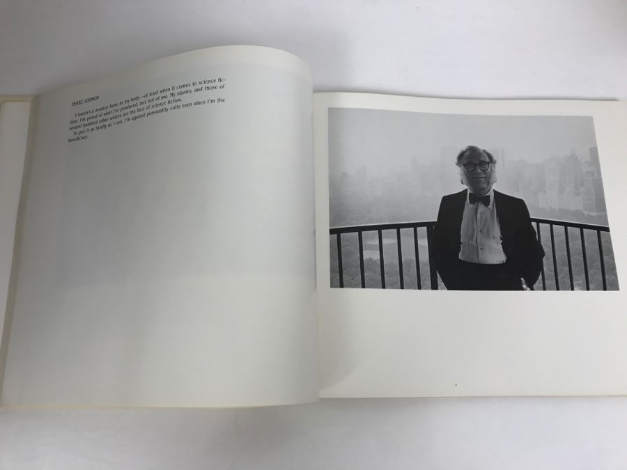 Signed First Bluejay Printing 1984 Book The Faces Of Science Fiction Photographs By Patti Perret (Signed By 34 Science Fiction Writers Including Ray Bradbury, Frederik Pohl, Poul Anderson, L. Sprague De Camp, Andre Norton, A.E. Van Vogt) See Description [Photo 38]