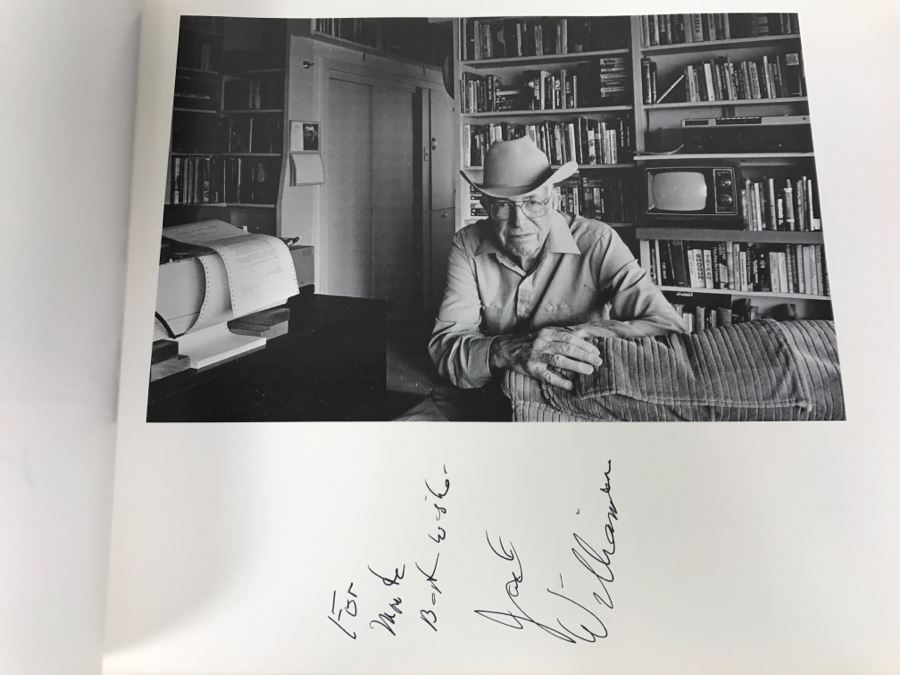 Signed First Bluejay Printing 1984 Book The Faces Of Science Fiction Photographs By Patti Perret (Signed By 34 Science Fiction Writers Including Ray Bradbury, Frederik Pohl, Poul Anderson, L. Sprague De Camp, Andre Norton, A.E. Van Vogt) See Description [Photo 18]