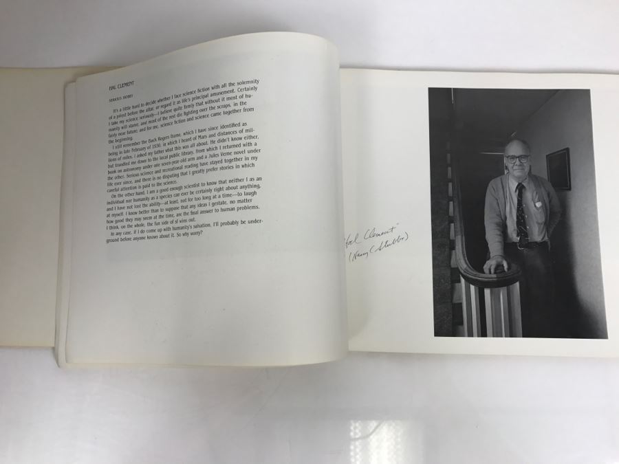 Signed First Bluejay Printing 1984 Book The Faces Of Science Fiction Photographs By Patti Perret (Signed By 34 Science Fiction Writers Including Ray Bradbury, Frederik Pohl, Poul Anderson, L. Sprague De Camp, Andre Norton, A.E. Van Vogt) See Description [Photo 13]
