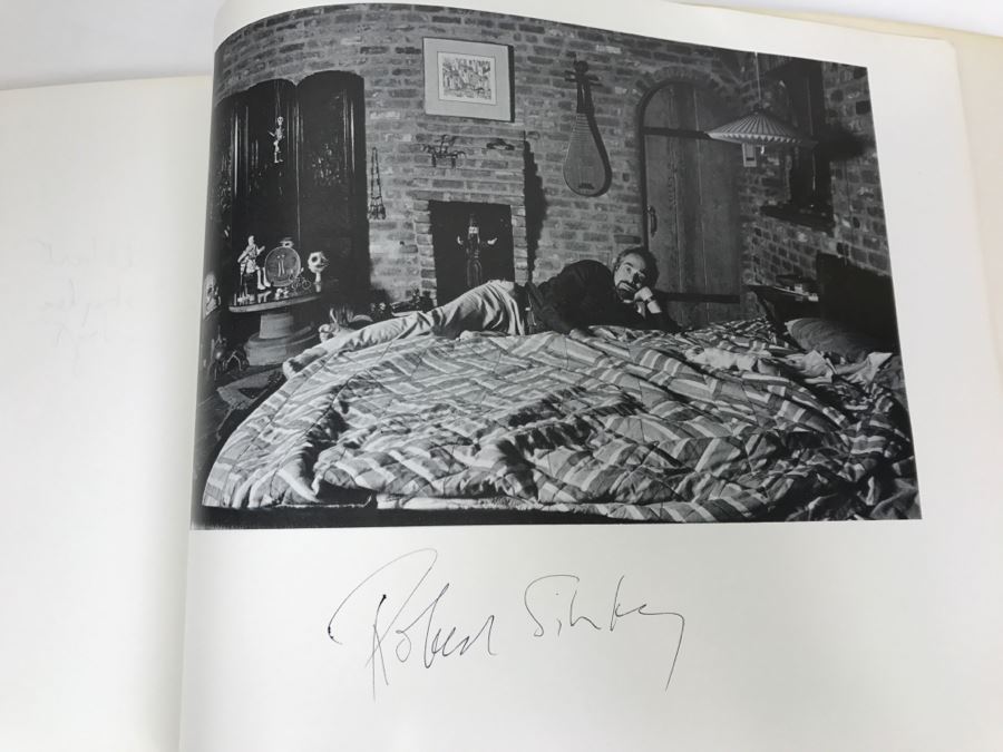 Signed First Bluejay Printing 1984 Book The Faces Of Science Fiction Photographs By Patti Perret (Signed By 34 Science Fiction Writers Including Ray Bradbury, Frederik Pohl, Poul Anderson, L. Sprague De Camp, Andre Norton, A.E. Van Vogt) See Description [Photo 84]