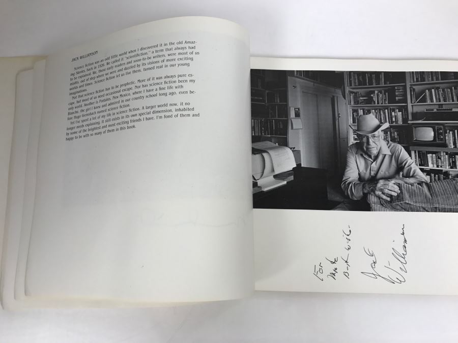 Signed First Bluejay Printing 1984 Book The Faces Of Science Fiction ...