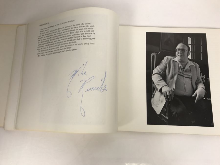 Signed First Bluejay Printing 1984 Book The Faces Of Science Fiction Photographs By Patti Perret (Signed By 34 Science Fiction Writers Including Ray Bradbury, Frederik Pohl, Poul Anderson, L. Sprague De Camp, Andre Norton, A.E. Van Vogt) See Description [Photo 23]
