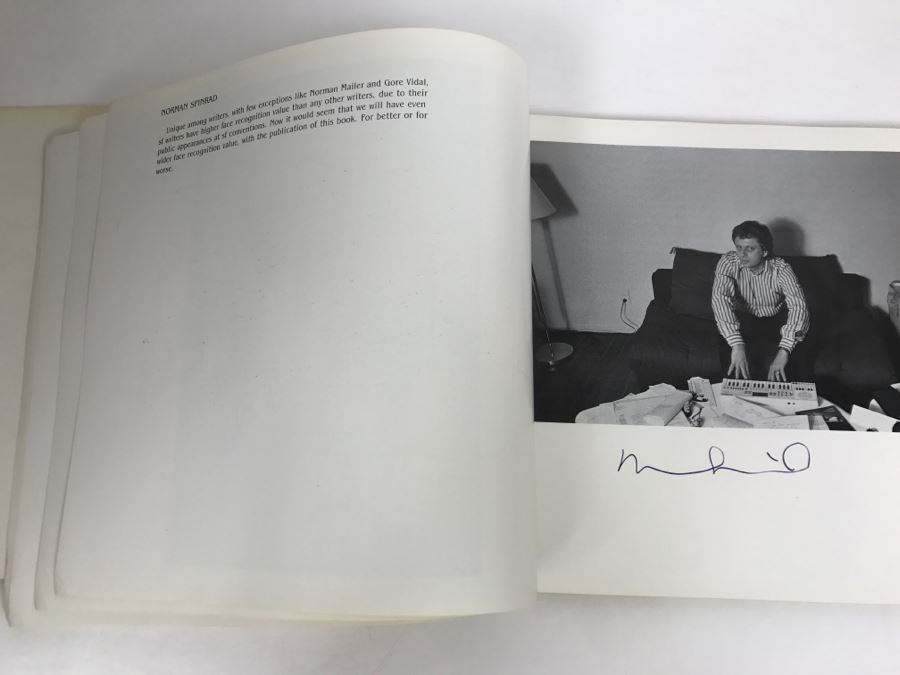 Signed First Bluejay Printing 1984 Book The Faces Of Science Fiction Photographs By Patti Perret (Signed By 34 Science Fiction Writers Including Ray Bradbury, Frederik Pohl, Poul Anderson, L. Sprague De Camp, Andre Norton, A.E. Van Vogt) See Description [Photo 15]