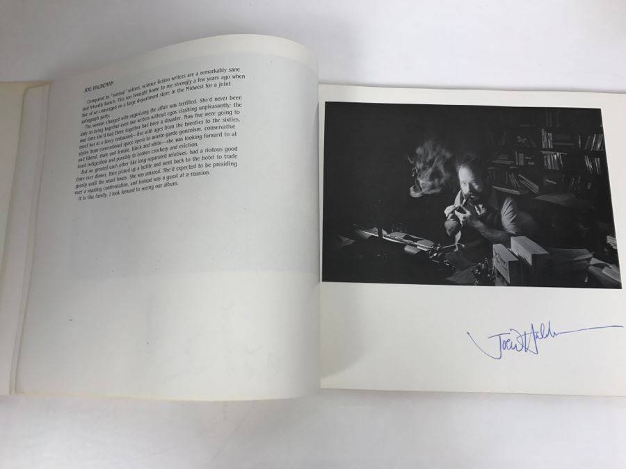 Signed First Bluejay Printing 1984 Book The Faces Of Science Fiction ...