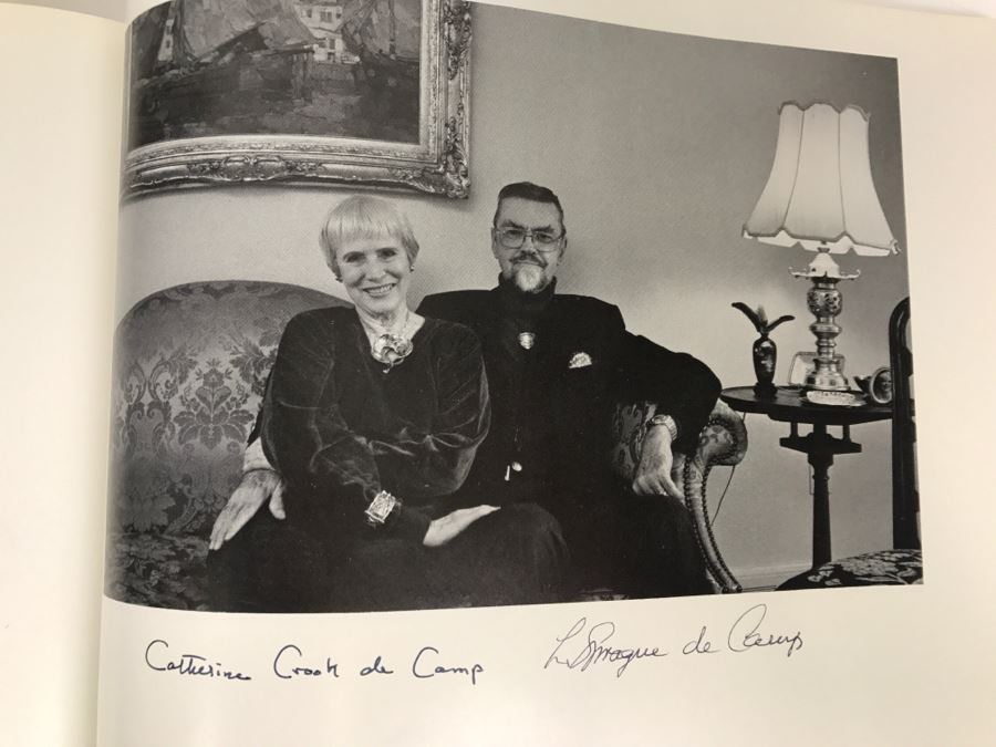 Signed First Bluejay Printing 1984 Book The Faces Of Science Fiction Photographs By Patti Perret (Signed By 34 Science Fiction Writers Including Ray Bradbury, Frederik Pohl, Poul Anderson, L. Sprague De Camp, Andre Norton, A.E. Van Vogt) See Description [Photo 69]