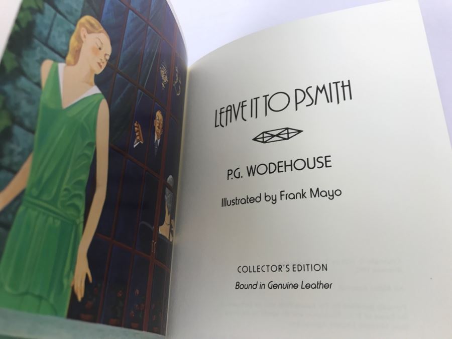 Easton Press Hardcover Book Leave It To Psmith By P.G. Wodehouse [Photo 6]