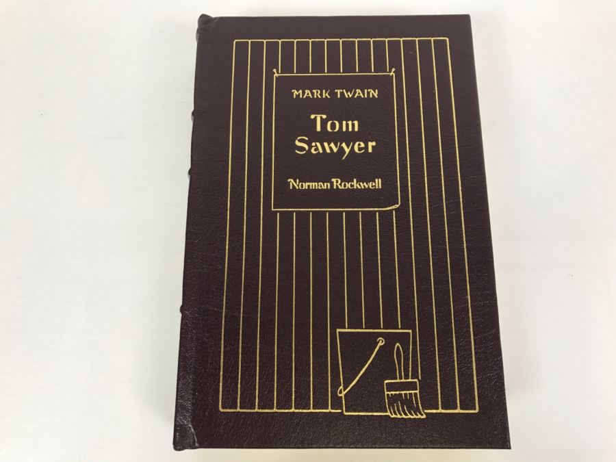 Easton Press Hardcover Book Adventures Of Tom Sawyer By Mark Twain [Photo 1]