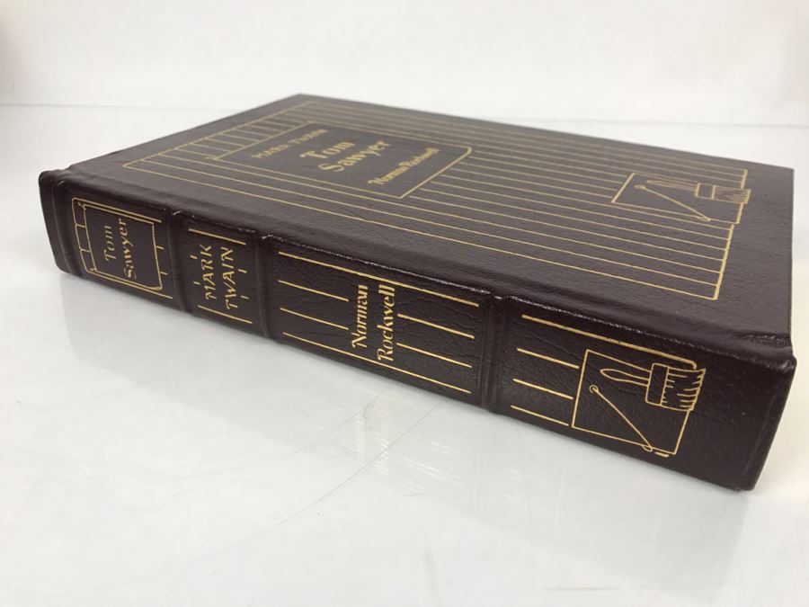 Easton Press Hardcover Book Adventures Of Tom Sawyer By Mark Twain [Photo 4]
