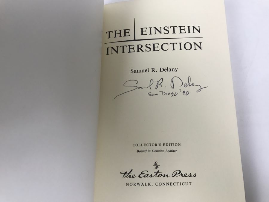 Signed Easton Press Hardcover Book The Einstein Intersection By Samuel R. Delany Masterpiece Of Science Fiction [Photo 7]