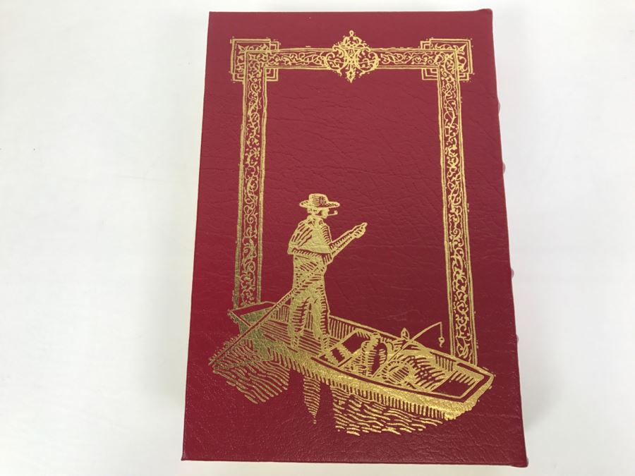 Easton Press Hardcover Book Adventures Of Huckleberry Finn Tom Sawyer's Companion By Mark Twain [Photo 4]