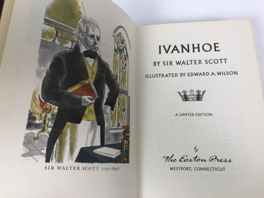 Easton Press Hardcover Book Ivanhoe By Sir Walter Scott [Photo 2]