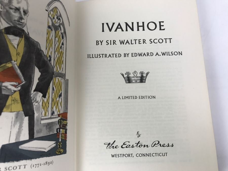 Easton Press Hardcover Book Ivanhoe By Sir Walter Scott [Photo 5]