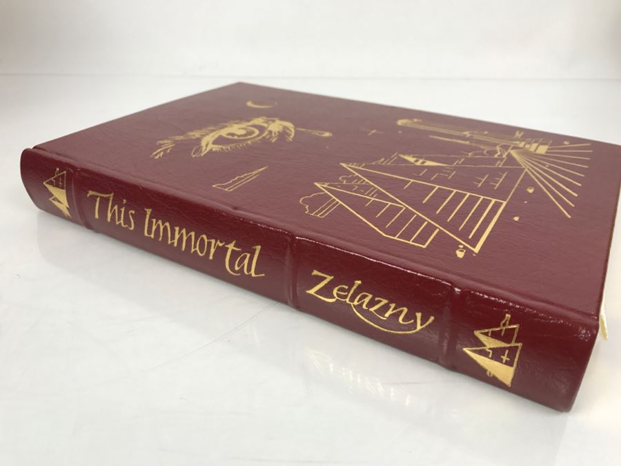 Signed Easton Press Hardcover Book This Immortal By Roger Zelazny Masterpiece Of Science Fiction [Photo 3]