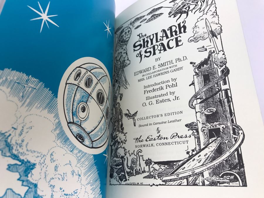 Easton Press Hardcover Book The Skylark Of Space By Edward E. Smith, PhD [Photo 2]