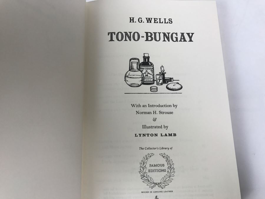 Easton Press Hardcover Book Tono-Bungay By H.G. Wells [Photo 2]