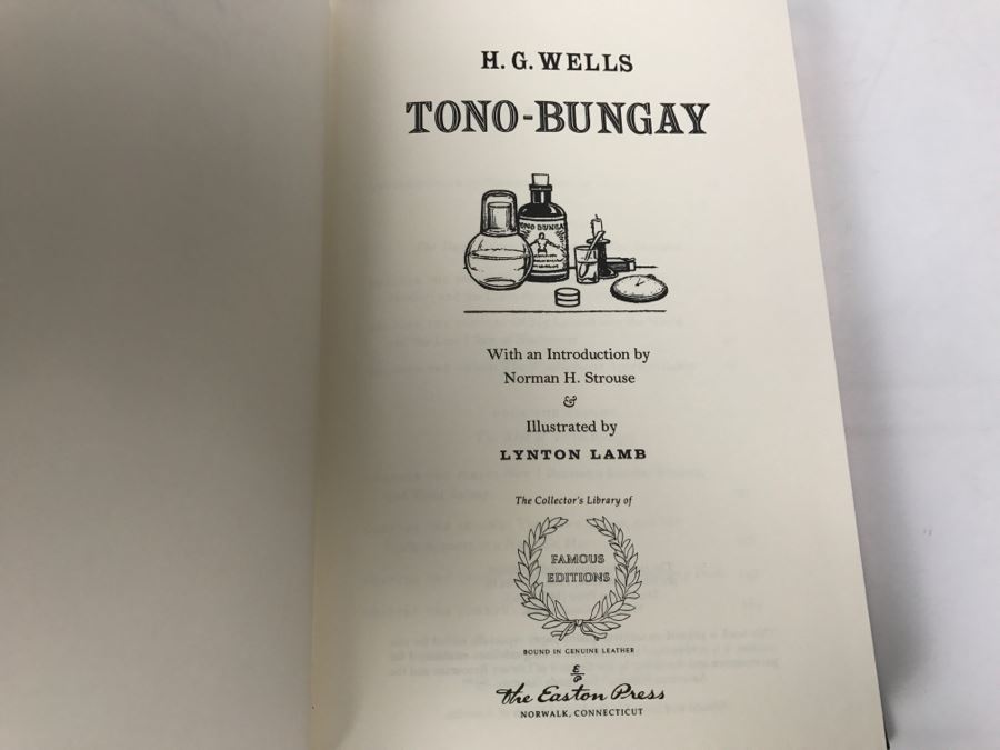 Easton Press Hardcover Book Tono-Bungay By H.G. Wells [Photo 6]