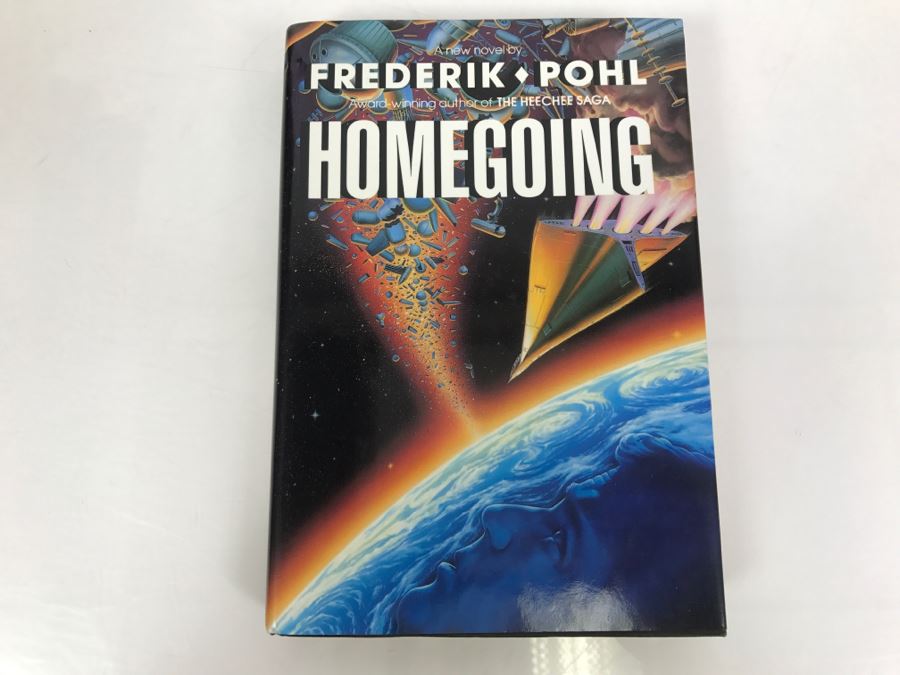 Signed First Edition 1989 Hardcover Book Homegoing By Frederik Pohl [Photo 2]