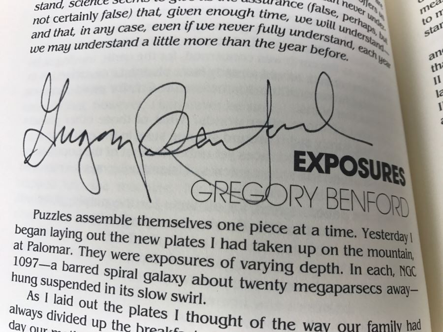 Signed First Edition Hardcover Book Creations Signed By Gregory Benford And A.E. Van Vogt [Photo 10]