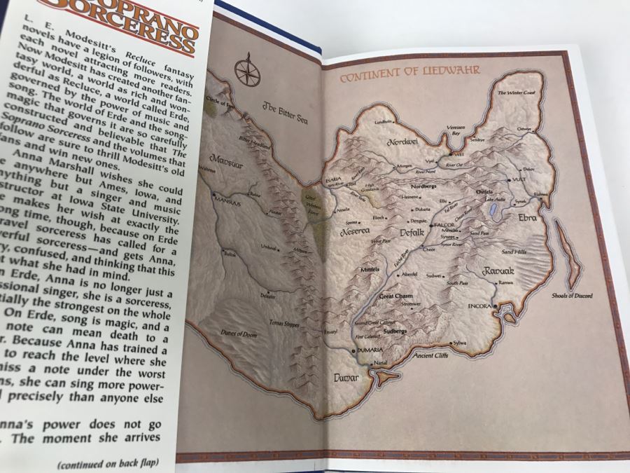 Signed First Edition 1997 Hardcover Book The Soprano Sorceress By L.E. Modesitt, Jr. [Photo 5]