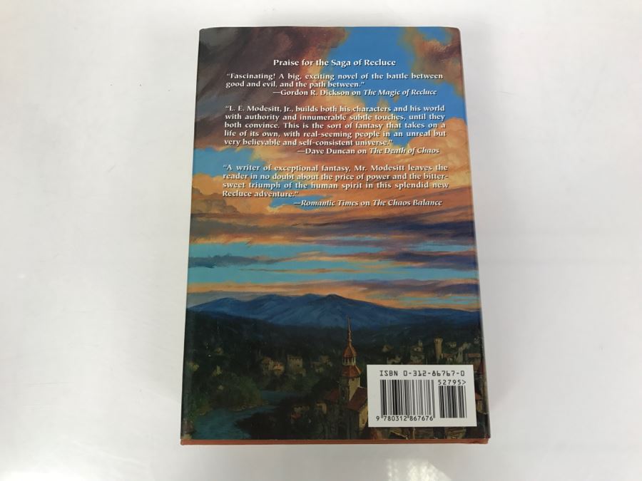 Signed First Edition 1999 Hardcover Book Colors Of Chaos By L.E. Modesitt, Jr. [Photo 4]