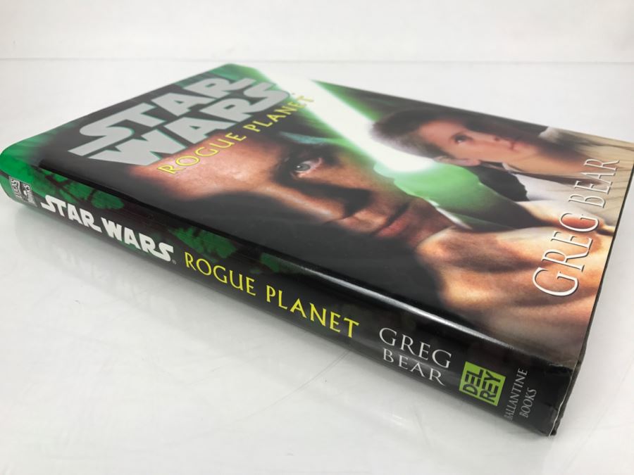 Signed First Edition 2000 Hardcover Book STAR WARS Rogue Planet By Greg Bear [Photo 3]