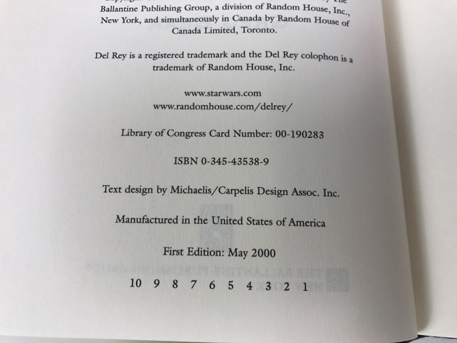 Signed First Edition 2000 Hardcover Book STAR WARS Rogue Planet By Greg Bear [Photo 8]