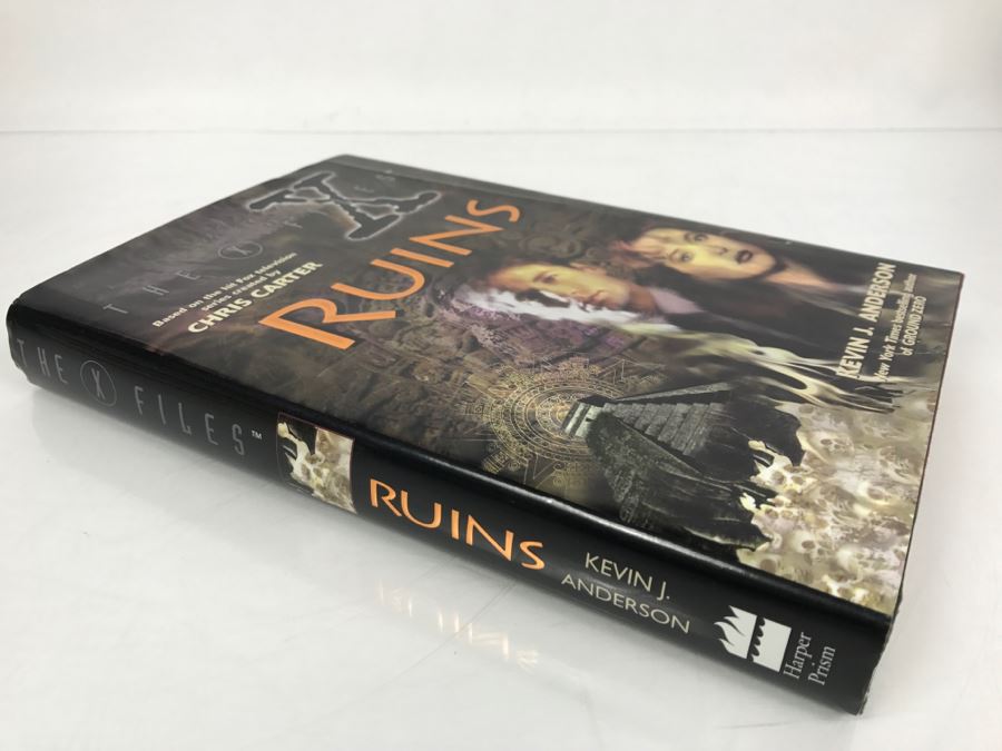 Signed First Printing 1996 Hardcover Book The X-Files Ruins By Kevin J. Anderson [Photo 3]