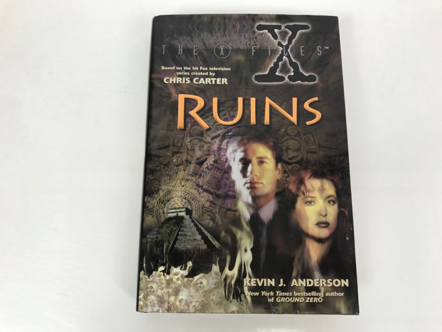 Signed First Printing 1996 Hardcover Book The X-Files Ruins By Kevin J. Anderson [Photo 2]