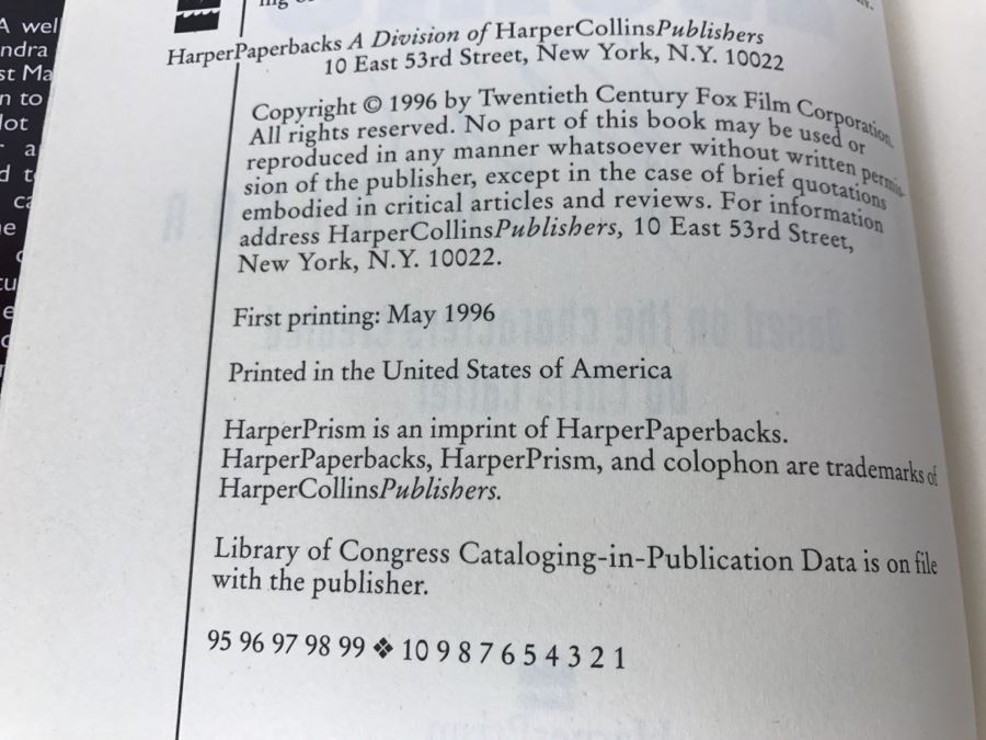 Signed First Printing 1996 Hardcover Book The X-Files Ruins By Kevin J. Anderson [Photo 8]