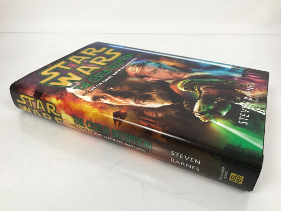 Signed First Edition 2004 Hardcover Book STAR WARS The Cestus Deception By Steven Barnes [Photo 3]